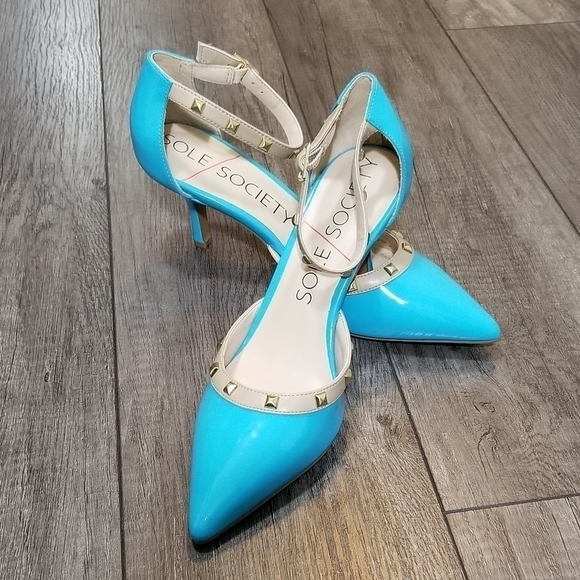 Sole Society Anneke Studded Strapy Pumps - Picture 9 of 9